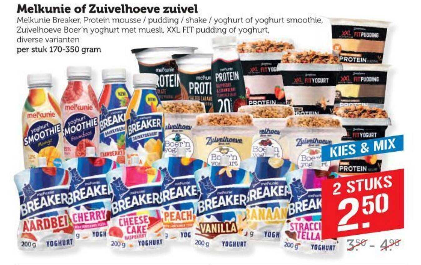 Melkunie of Zuivelhoeve zuivel