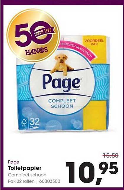 Page Toiletpapier Compleet schoon Pak 32 rollen