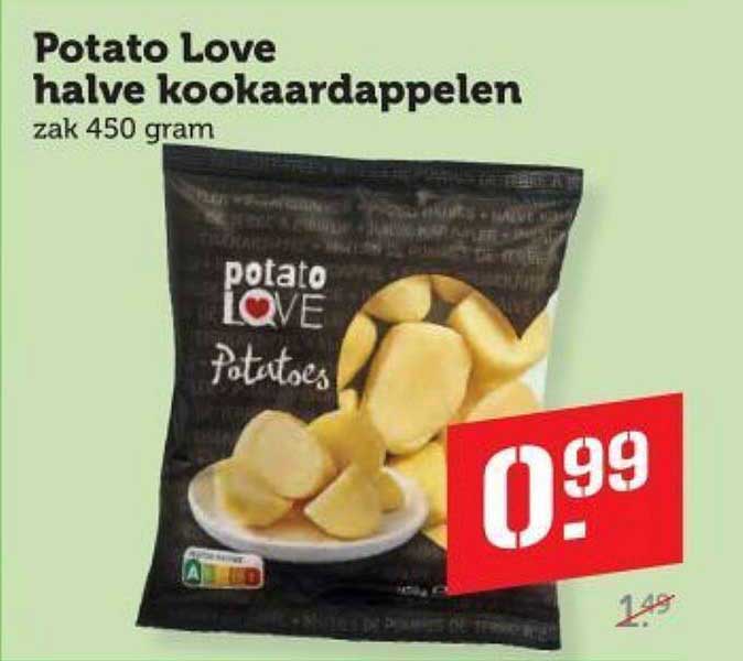 Potato Love halve kookaardappelen