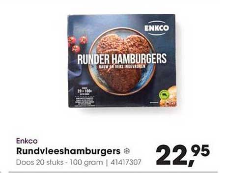 Rundvlees hamburgers