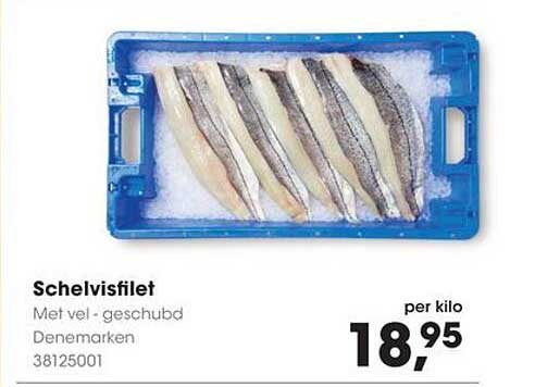Schelvisfilet Met vel - geschubd