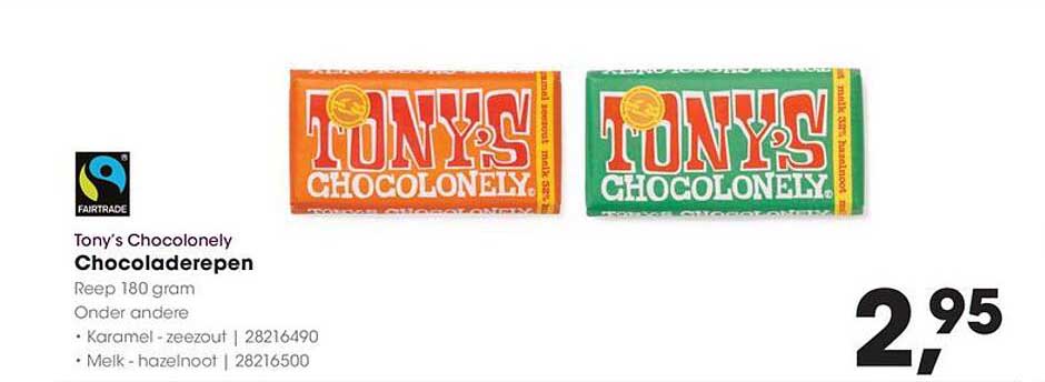 Tony's Chocolonely Chocolaadrepen