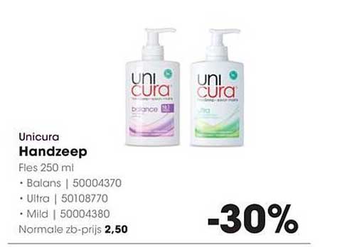Unicura Handzeep Fleks 250 ml -30%