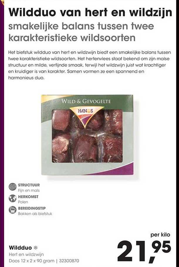 Wildduo van hert en wildzwijn