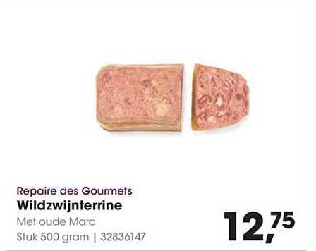 Wildzwijnterrine Met oude Marc