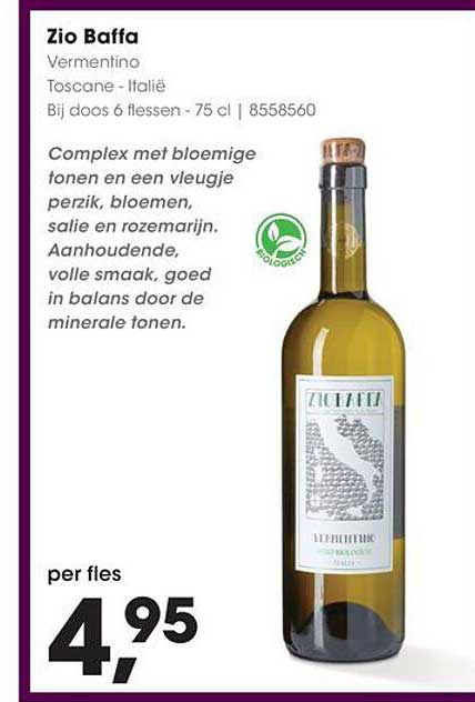 Zio Baffa Vermentino Toscane - Italië