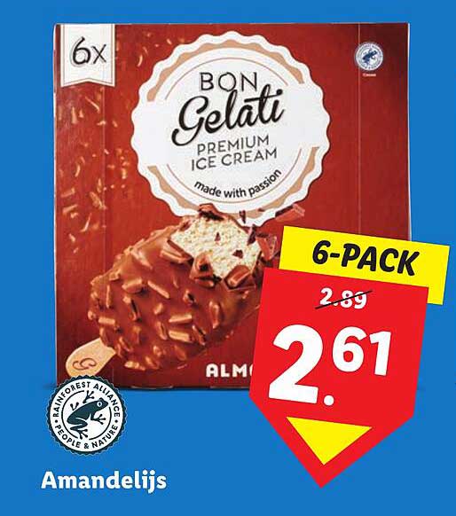 BON GELÀTI PREMIUM ICE CREAM Amandelijs