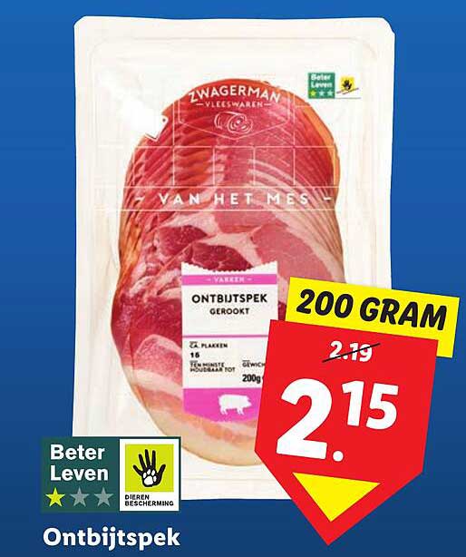 Ontbijtspek Gerookt