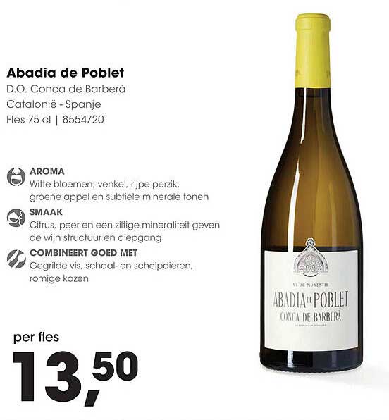 Abadia de Poblet D.O. Conca de Barberà Catalonië - Spanje