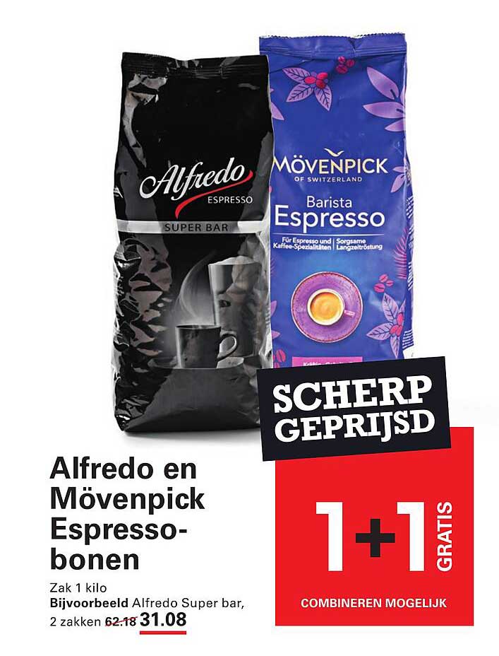Alfredo en Mövenpick Espresso-bonen