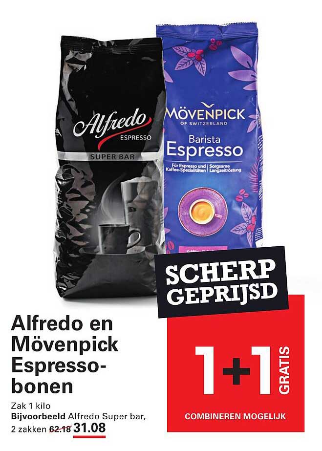 Alfredo en Mövenpick Espresso-bonen