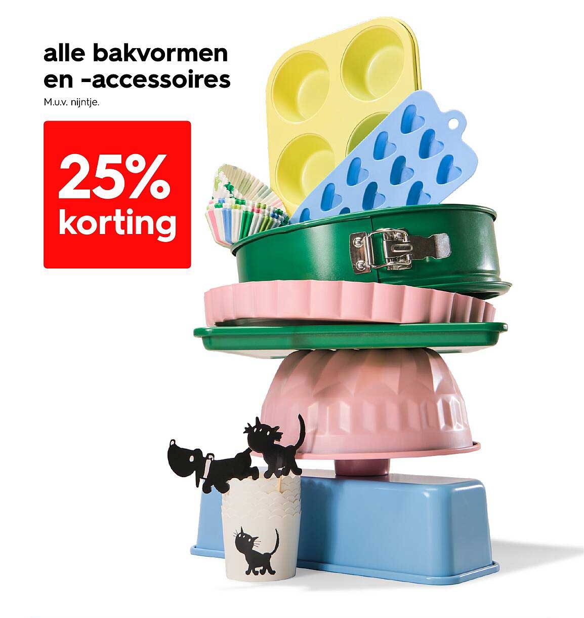 alle bakvormen en -accessoires