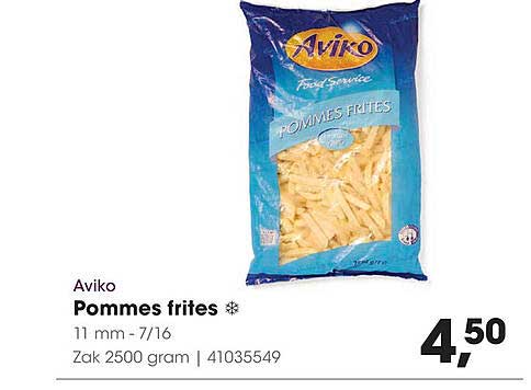 Aviko Pommes frites 2500 gram
