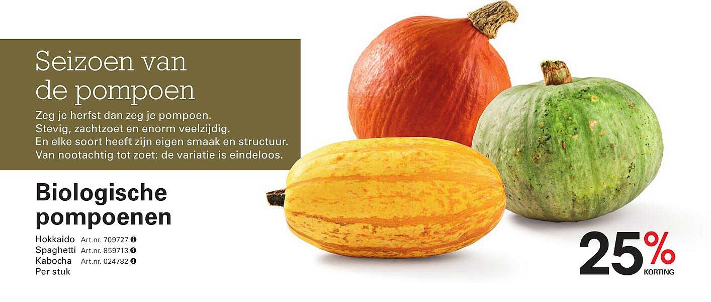 Biologische pompoenen