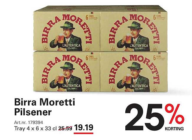 Birra Moretti Pilsener