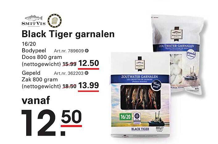 Black Tiger garnalen