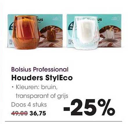 Bolsius Professional Houders StylEco
