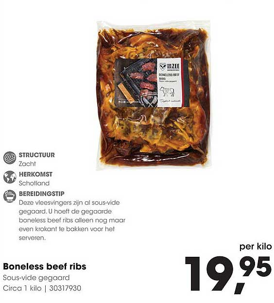 Boneless beef ribs sous-vide gegaard