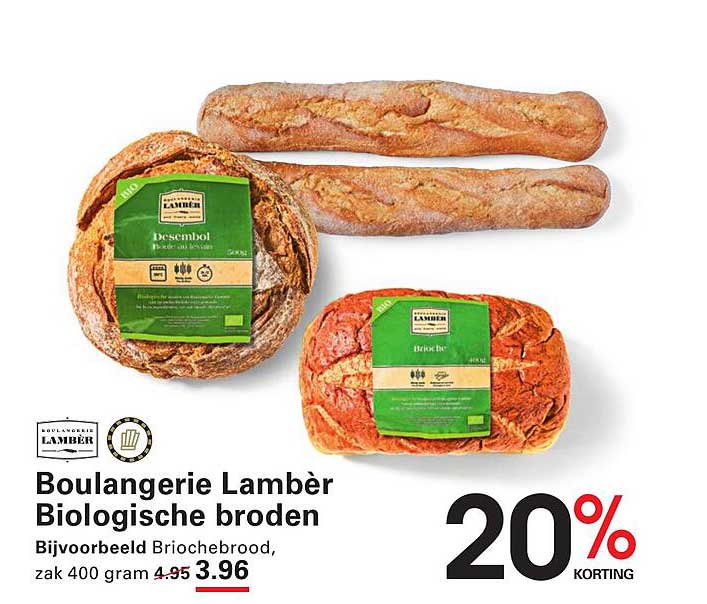 Boulangerie Lambèr Biologische broden