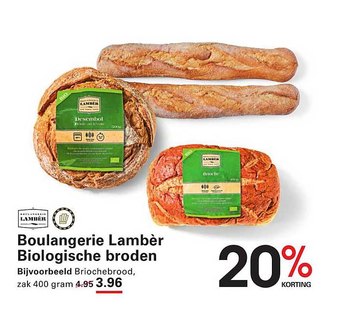 Boulangerie Lambèr Biologische broden