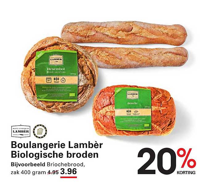 Boulangerie Lambèr Biologische broden