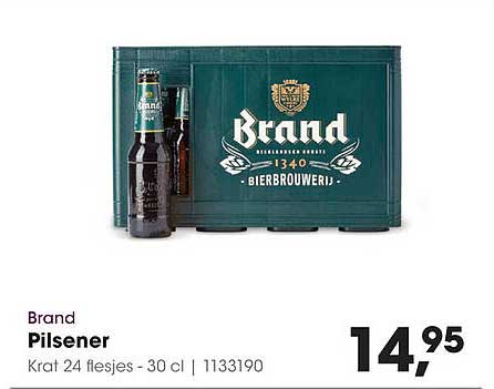 Brand Pilsener Krat 24 flesjes - 30 cl