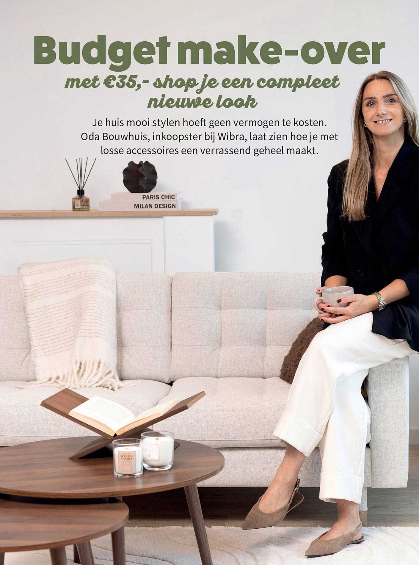 Budget make-over met €35,- shop je een compleet nieuwe look