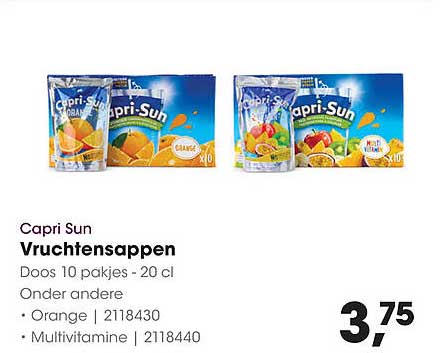 Capri Sun Vruchtensappen