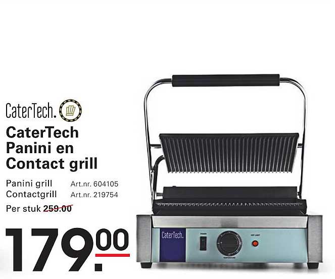 CaterTech Panini en Contact grill