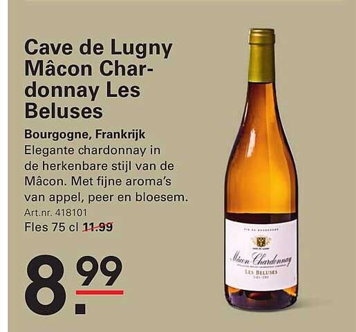 Cave de Lugny Mâcon Chardonnay Les Beluses