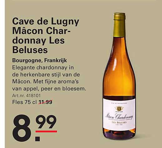 Cave de Lugny Mâcon Chardonnay Les Beluses