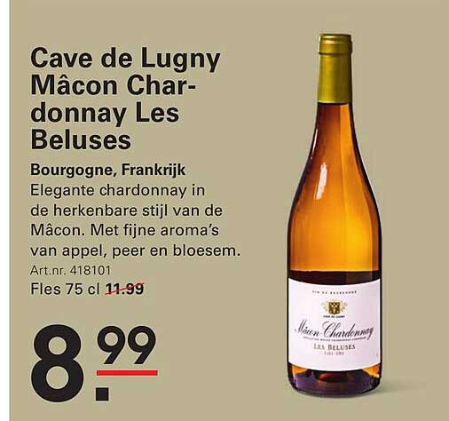 Cave de Lugny Mâcon Chardonnay Les Beluses