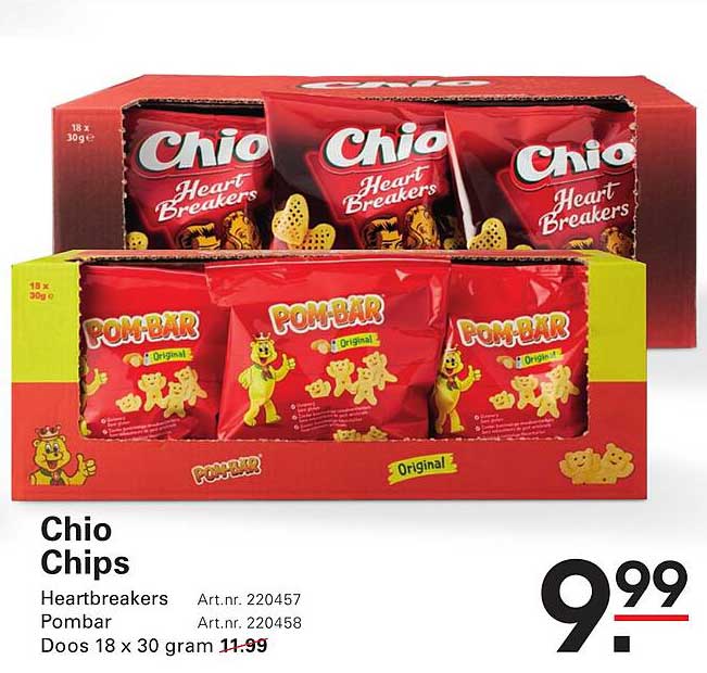 Chio Chips Heartbreakers Pombar