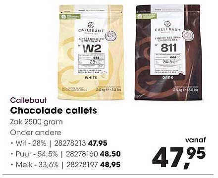 Chocolade callets