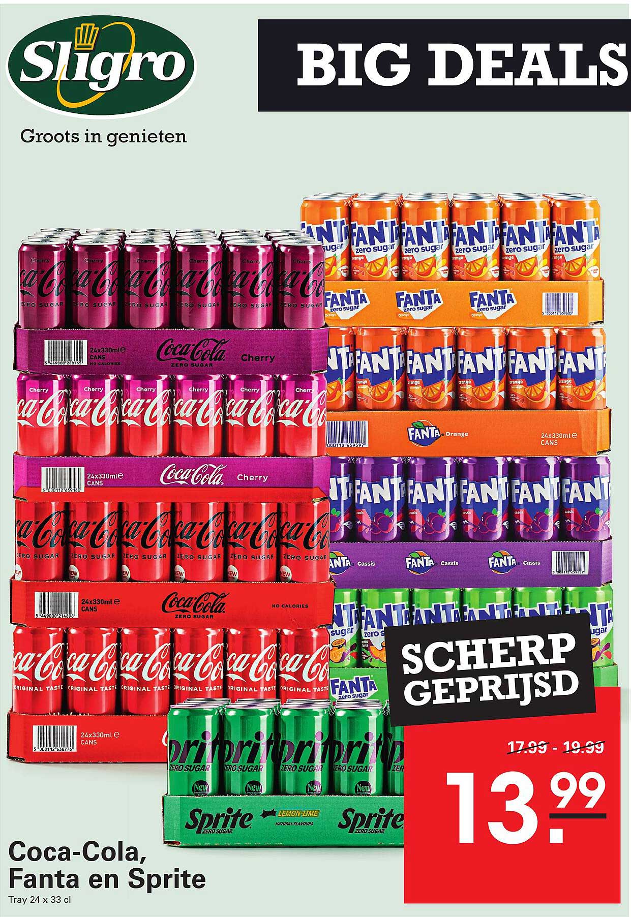 Coca-Cola, Fanta en Sprite