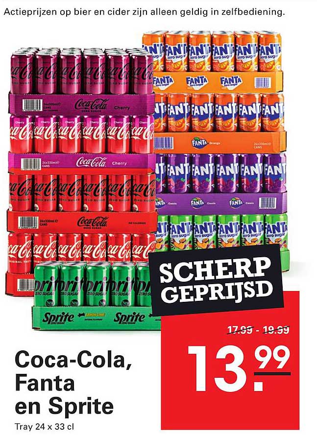 Coca-Cola, Fanta en Sprite