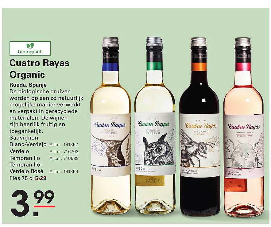 Cuatro Rayas Organic
