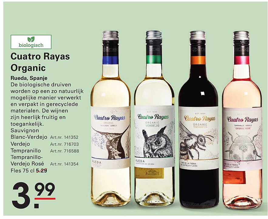 Cuatro Rayas Organic