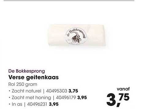 De Bokkesperong Verse geitenkaas