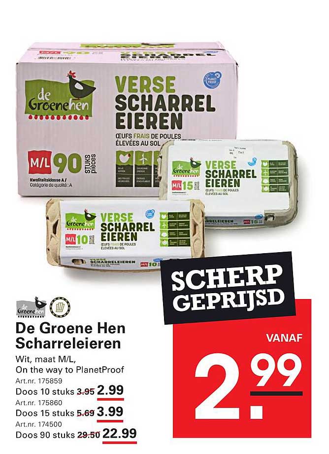 De Groene Hen Scharreleieren