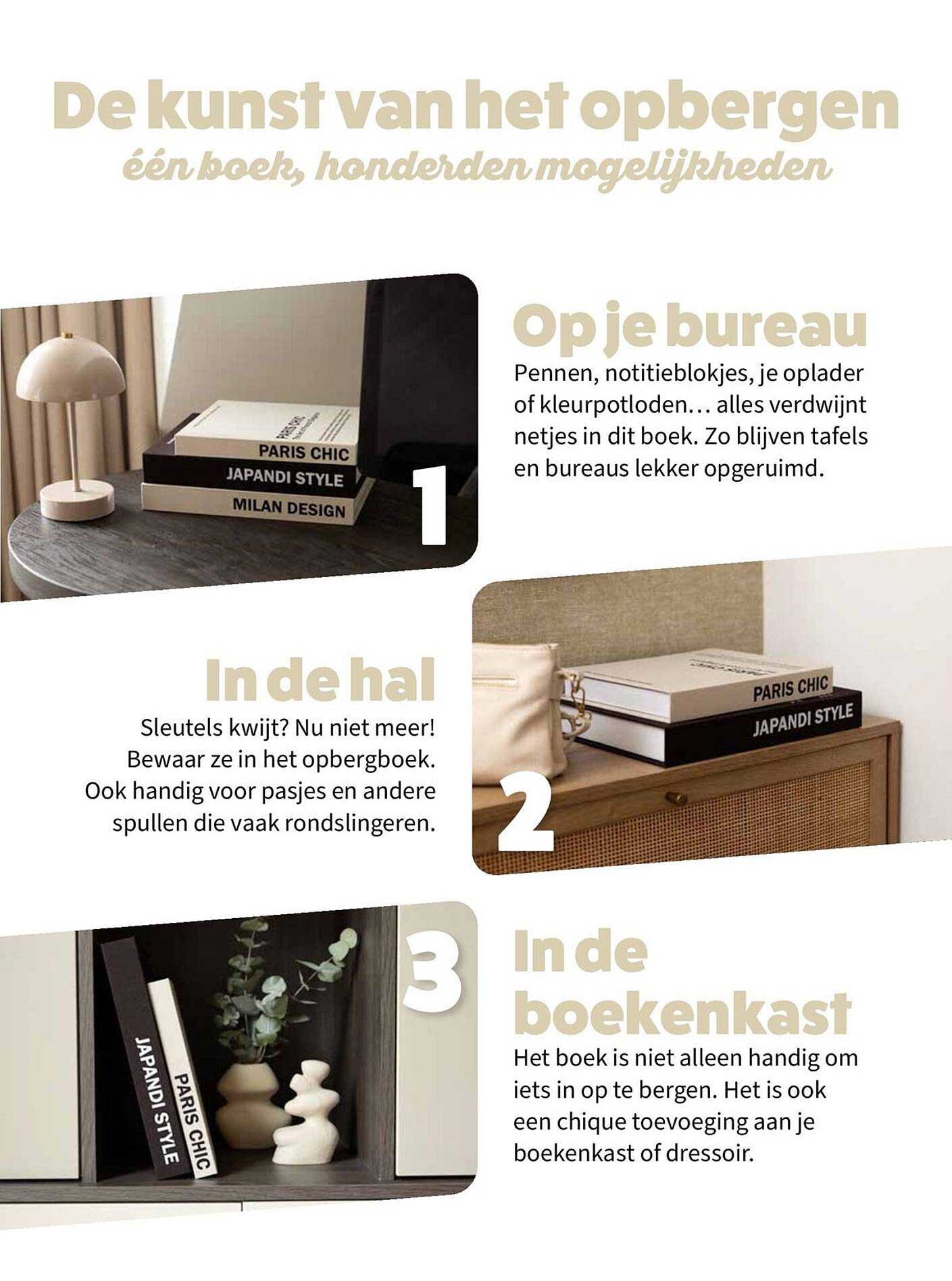 De kunst van het opbergen