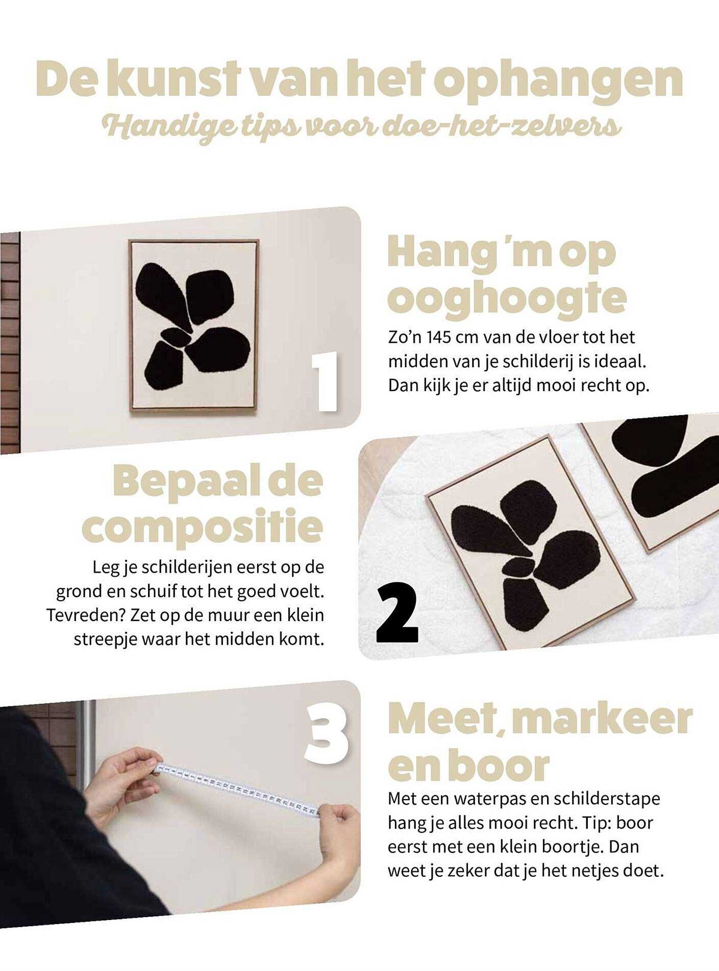 De kunst van het ophangen