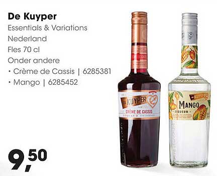 De Kuyper Essentials & Variations Fles 70 cl