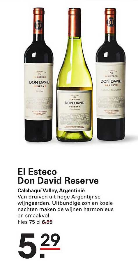 El Esteco Don David Reserve