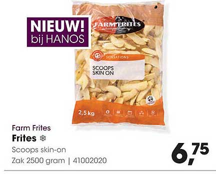 Farm Frites Frites Scoops skin-on 2,5 kg