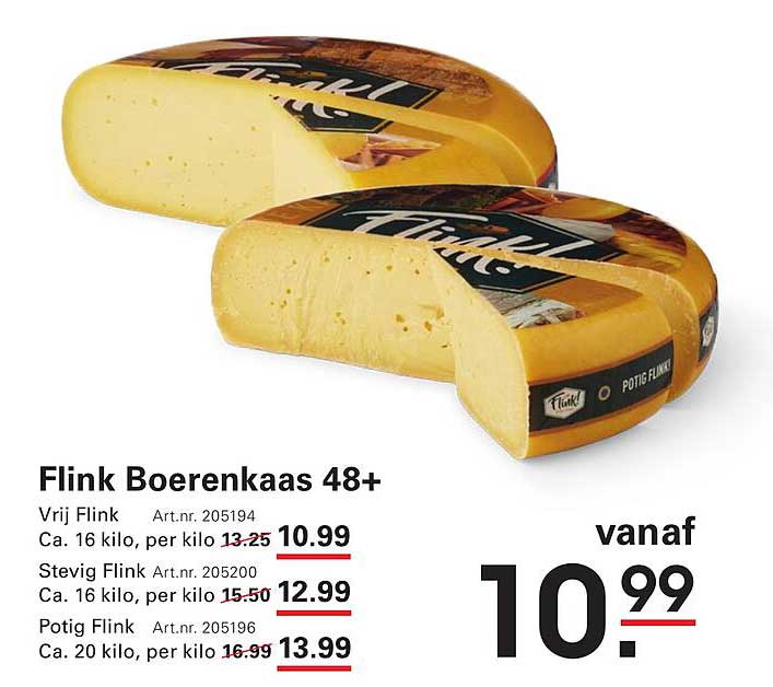 Flink Boerenkaas 48+