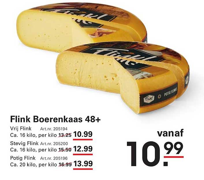 Flink Boerenkaas 48+