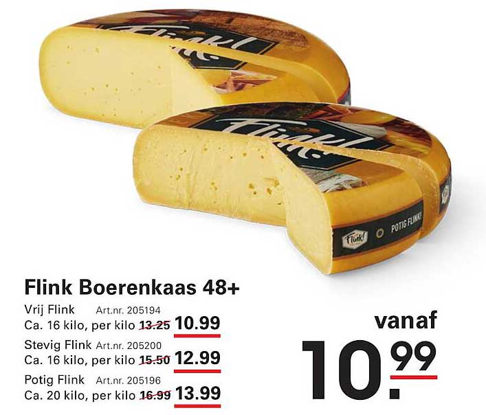 Flink Boerenkaas 48+