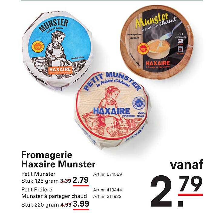 Fromagerie Haxaïre Munster