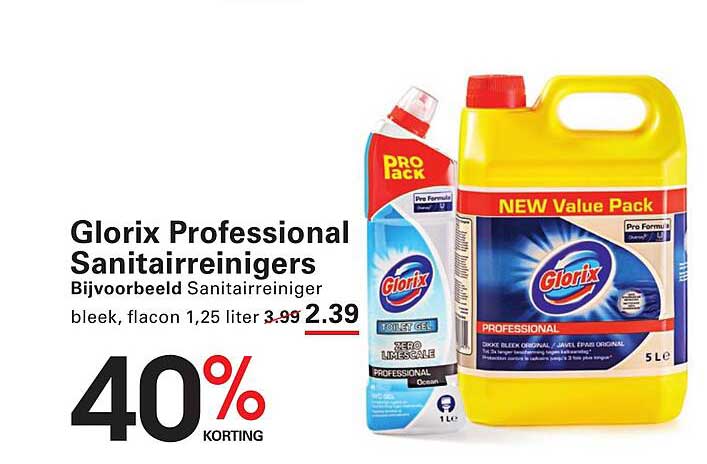 Glorix Professional Sanitairreinigers